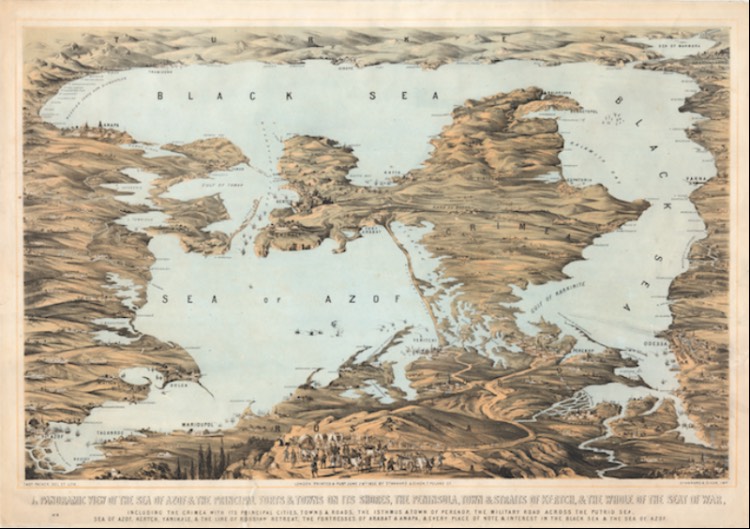 refugee map Crimean War