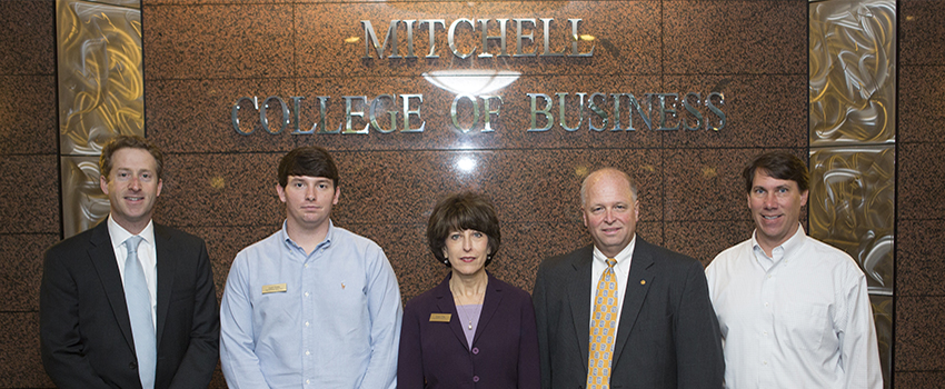 To achieve the strategic goal of actively involving business and community professionals in our classes to enrich the learning experiences of our students, the Mitchell College of Business hosted the inaugural “Professor for the Day” program on March 24.