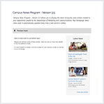 Campus News Feed Version 3.5